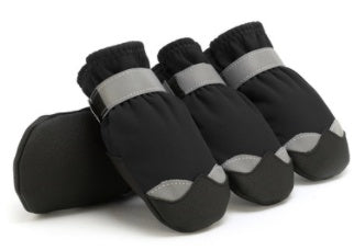 Reflective Fleece-Lined Dog Boots