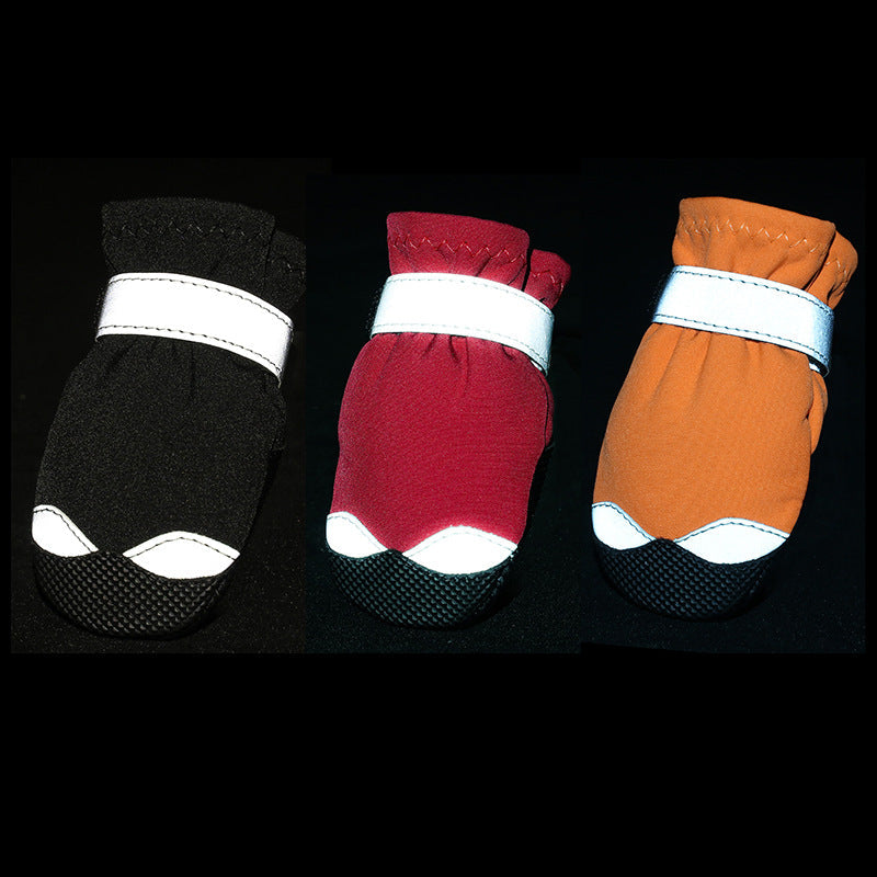 Reflective Fleece-Lined Dog Boots