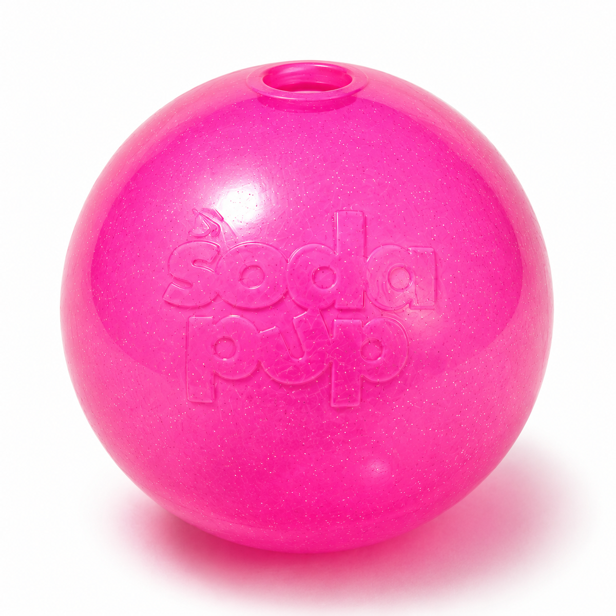 SodaPup Glitter Ball — Fetch & Treat Toy