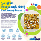 SodaPup Honeycomb eMat — Enrichment Lick Mat