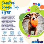 SodaPup Bottle Top Flyer — Rubber Fetch Disc