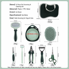 8-Piece Pet Grooming Kit for Dogs and Cats