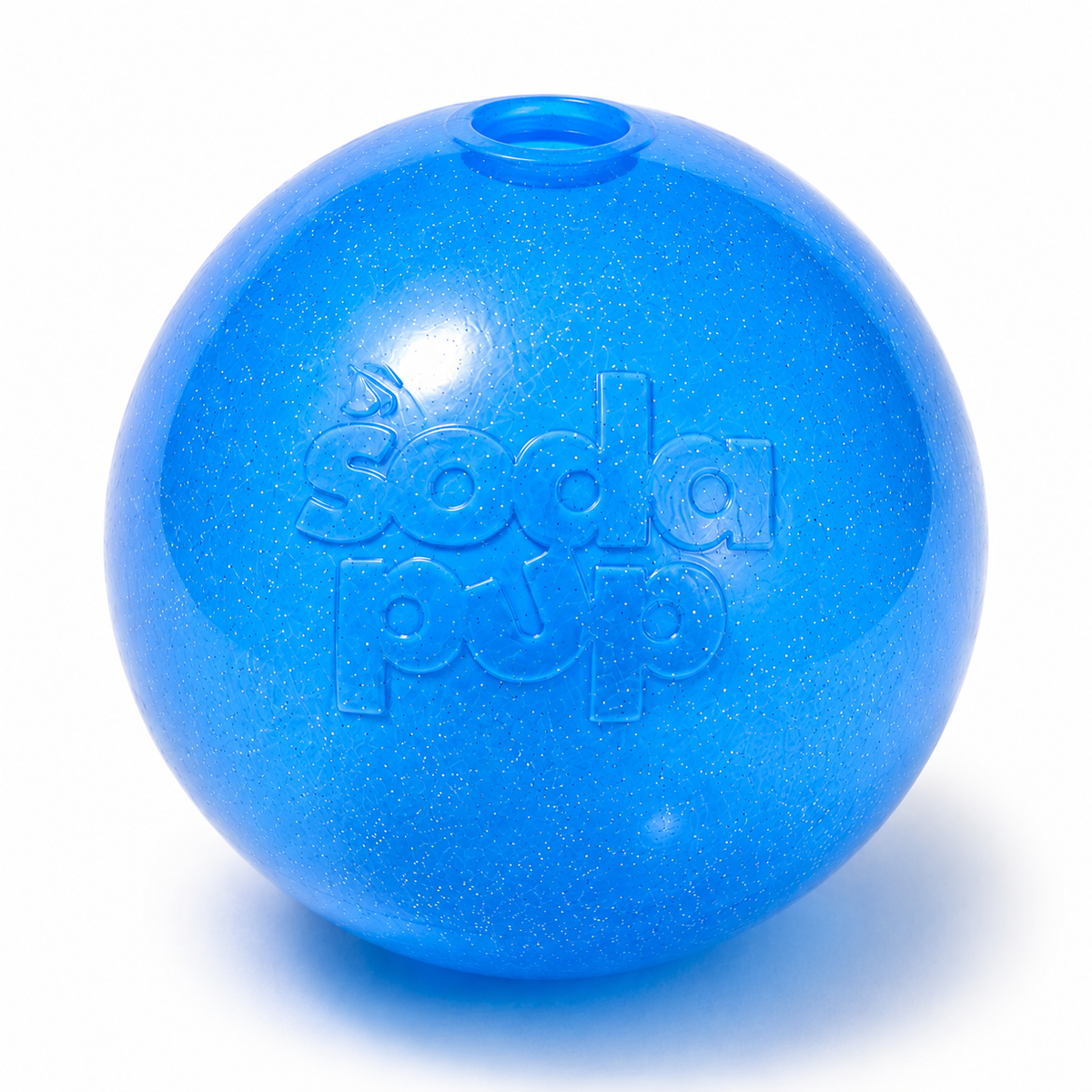 SodaPup Glitter Ball — Fetch & Treat Toy