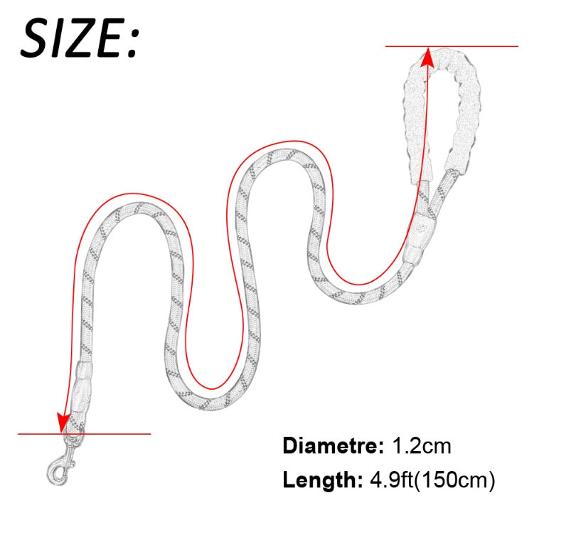 Reflective Rope Dog Leash