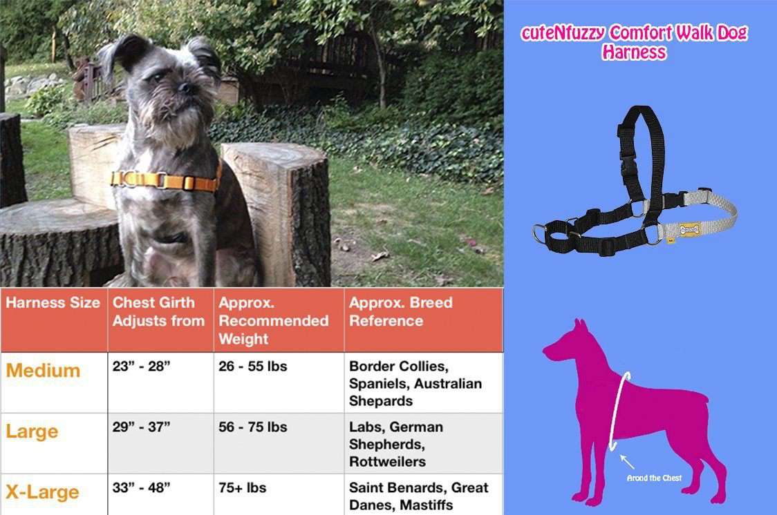 cuteNfuzzy Comfort Walk Harness
