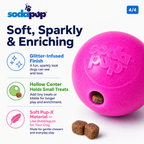 SodaPup Glitter Ball — Fetch & Treat Toy
