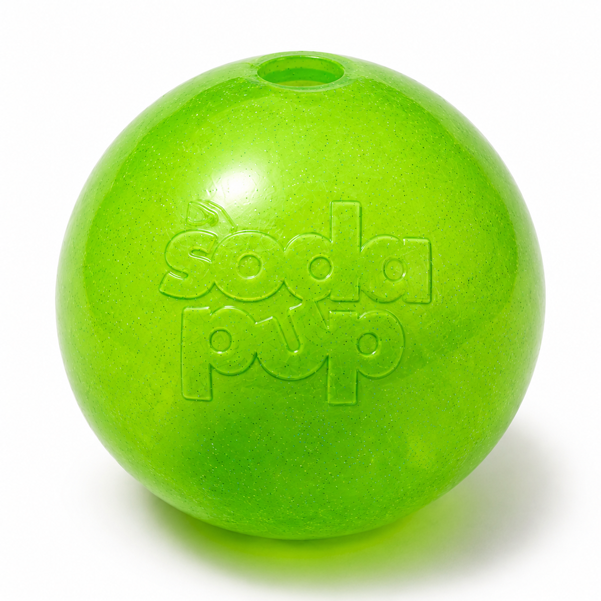 SodaPup Glitter Ball — Fetch & Treat Toy
