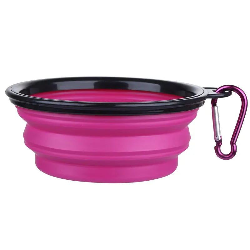 Collapsible Silicone Travel Dog Bowl