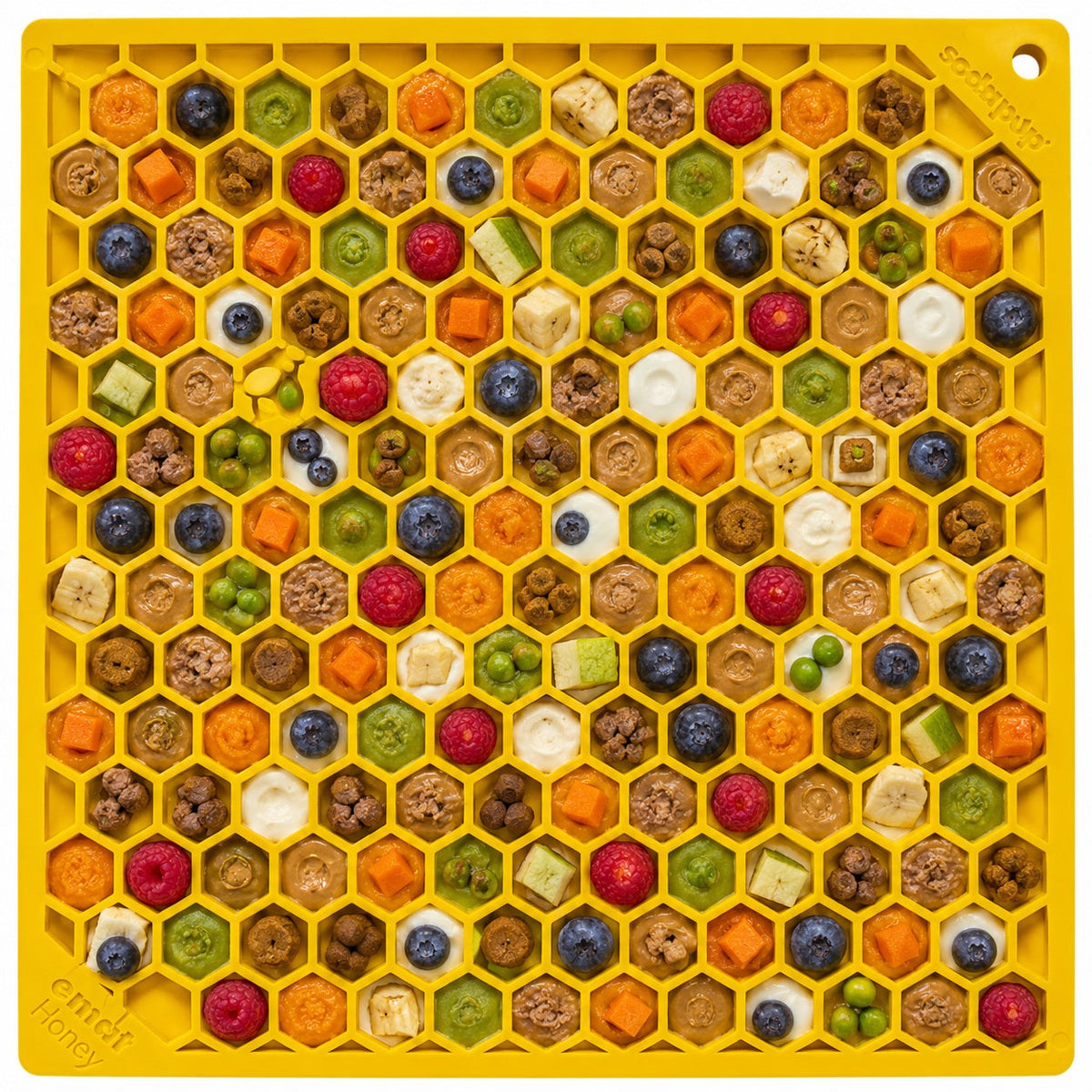 SodaPup Honeycomb eMat — Enrichment Lick Mat