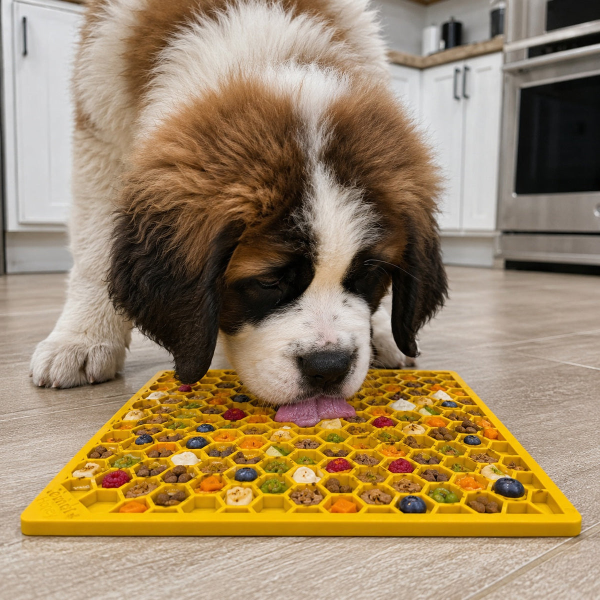 SodaPup Honeycomb eMat — Enrichment Lick Mat