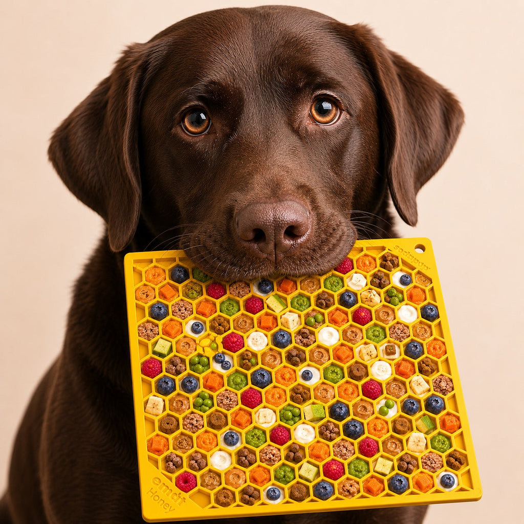 SodaPup Honeycomb eMat — Enrichment Lick Mat
