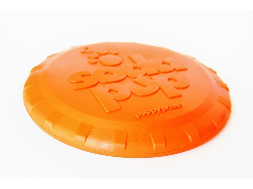 SodaPup Bottle Top Flyer — Rubber Fetch Disc