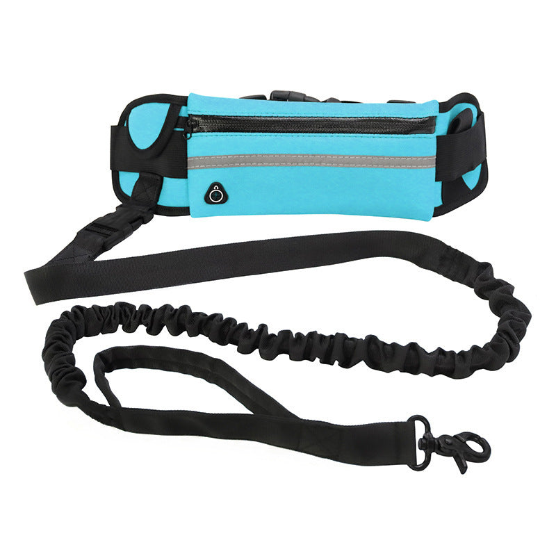 Hands-Free Bungee Dog Leash with Waist Belt