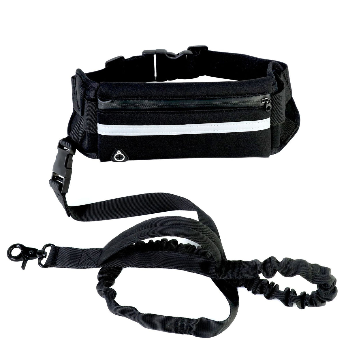 Hands-Free Bungee Dog Leash with Waist Belt