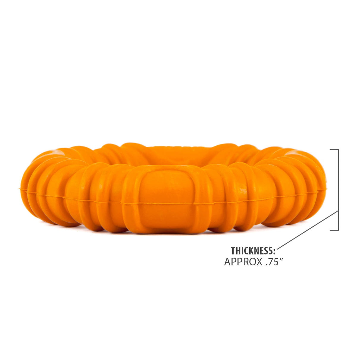 Jeffers Wavy Ring Rubber Tug Toy