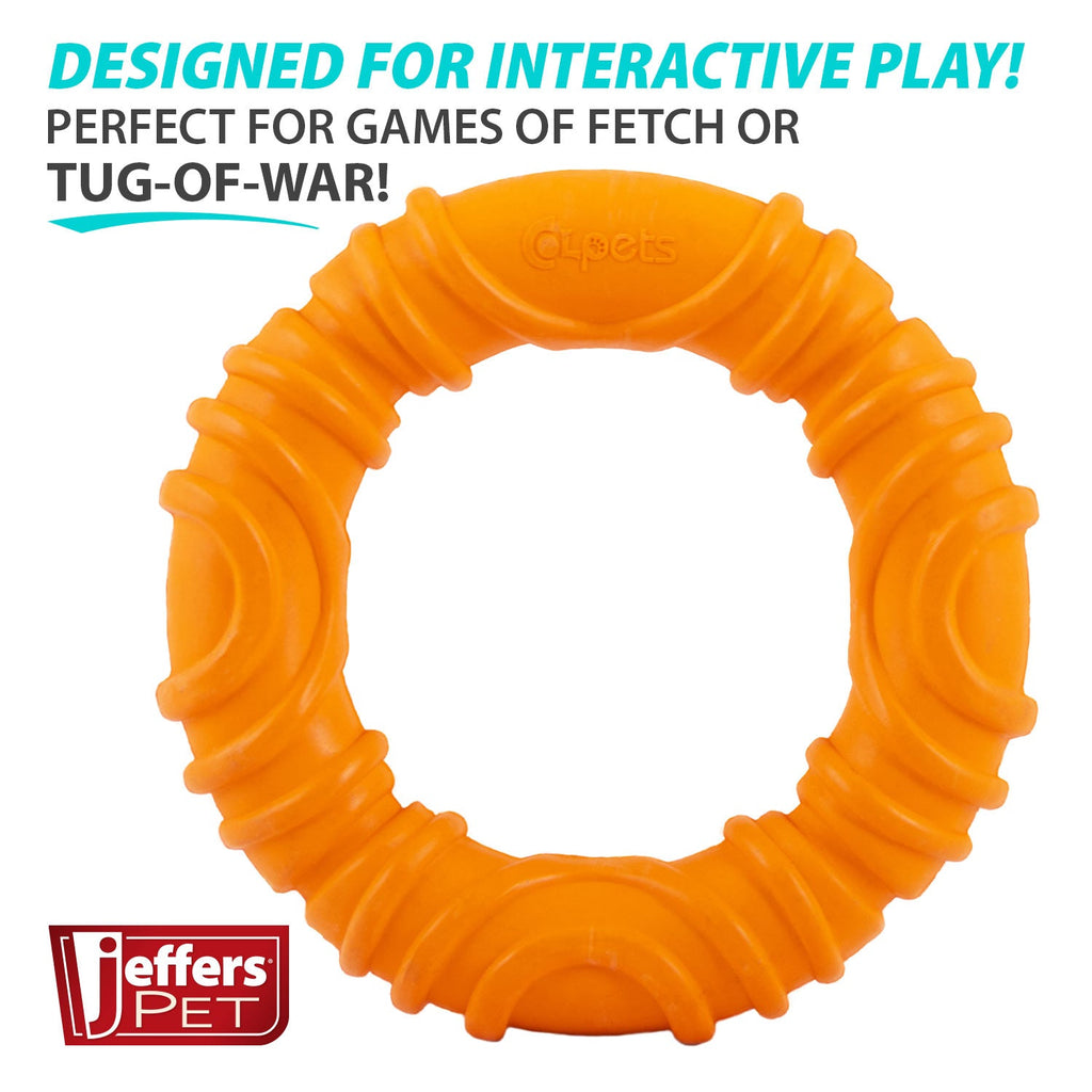 Jeffers Wavy Ring Rubber Tug Toy