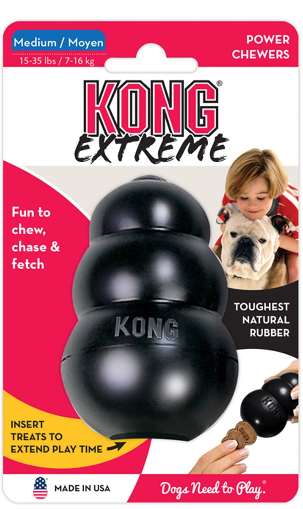 KONG Extreme — Treat-Stuffing Dog Toy