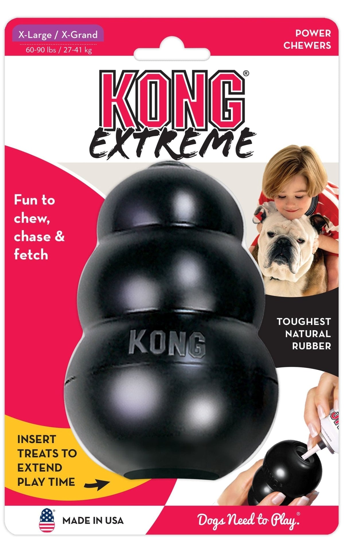 KONG Extreme — Treat-Stuffing Dog Toy