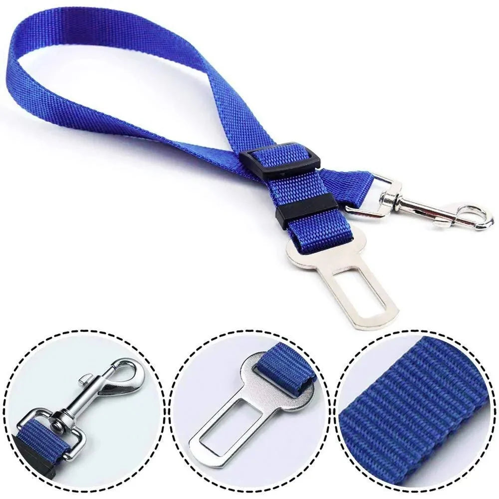 Adjustable Pet Car Seat-Belt Tether