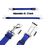 Adjustable Pet Car Seat-Belt Tether