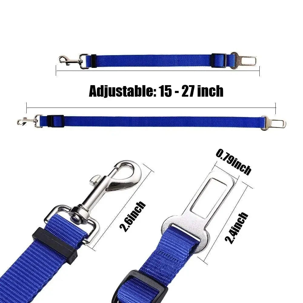 Adjustable Pet Car Seat-Belt Tether