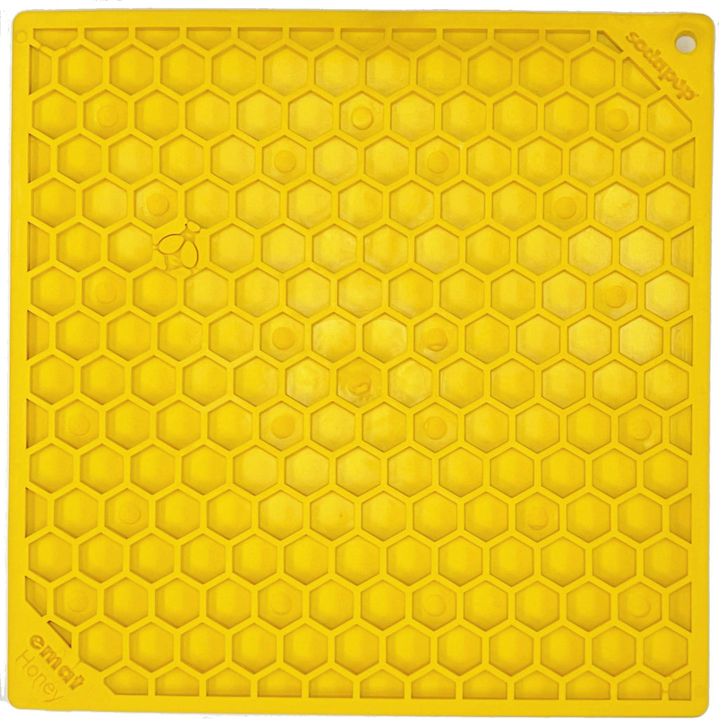 SodaPup Honeycomb eMat — Enrichment Lick Mat